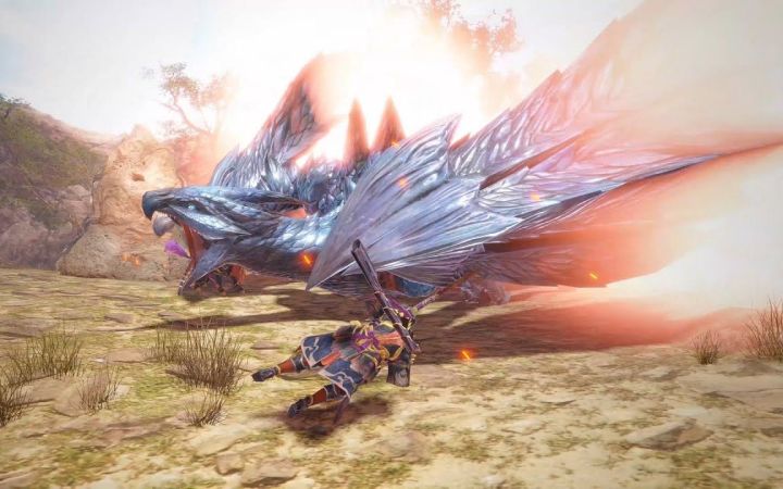 【IGN】PC版《怪物猎人 崛起》「秘红赫耀的天彗龙狩猎」演示视频(4K60帧)截图