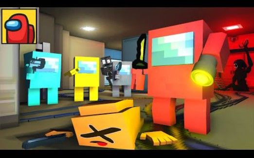 【ratkidz】MC怪物学院动画丨Among us Part 2 Wither Cheater Alien Impostor Escape丨我的世界动画截图