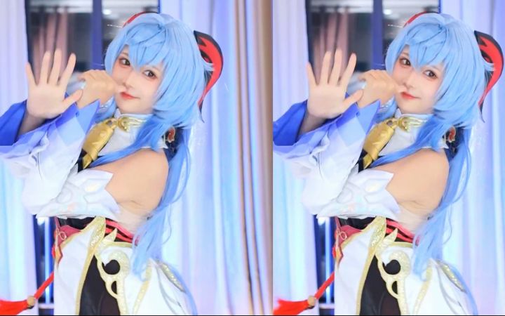 【鱼子酱】《OH!》甘雨限定 直播跳舞录屏截图