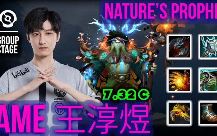 【Ti11小组赛】PSG.LGD.萧瑟 1号位先知（第一视角） vs OG截图