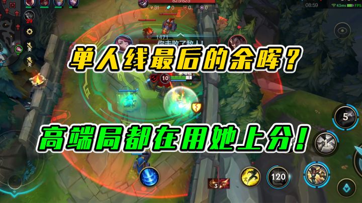 LOL手游：单人线最后的余晖？高端局都用她上分截图