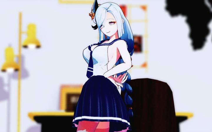 【原神MMD】小鹿乱撞【申鹤】【搬运】截图