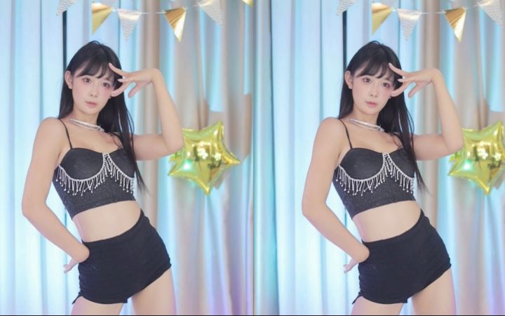 【鱼子酱】《wiggle wiggle》常服套装 直播跳舞录屏截图