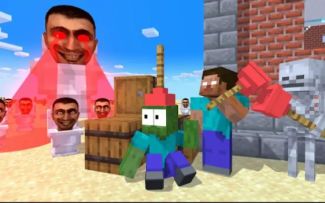 MC怪物学院动画丨马桶人厕所启示录2023丨我的世界动画