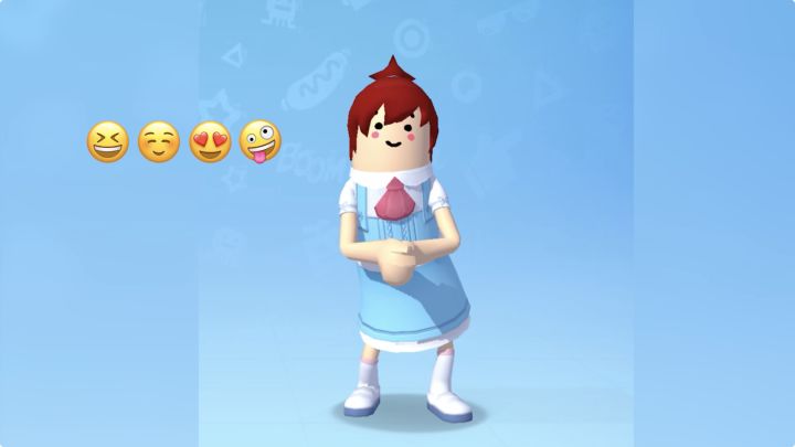 萌妹emoji表情包来了!是我心中的白月光了!截图