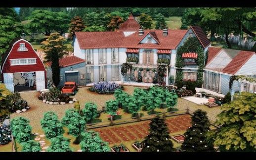 【模拟人生4速建|搬运|附链接|50×50|nocc】Base Game Generations Family Farm截图