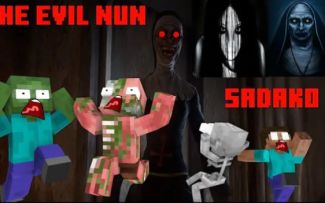 MC怪物学院动画丨邪恶修女和贞子的复仇丨我的世界动画