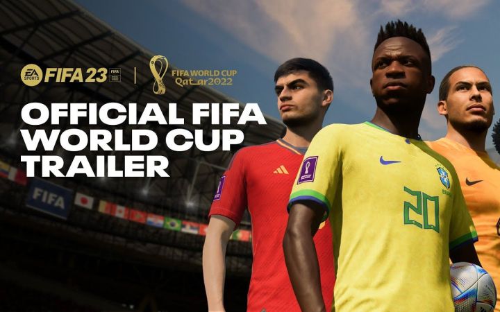 【中字】《FIFA 23》2022世界杯模式预告 真实赛程数据模拟世界杯截图