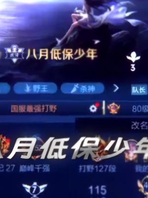 《 8月低保少年 》#王者 #北慕 #巅峰赛截图