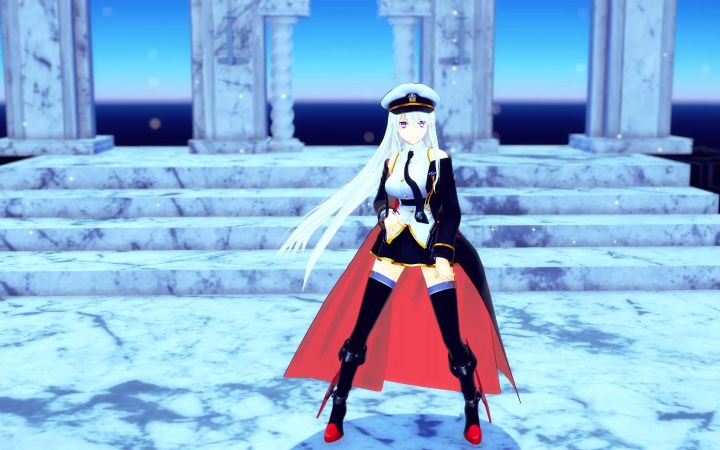 【碧蓝航线MMD】不知醉【企业】【搬运】截图
