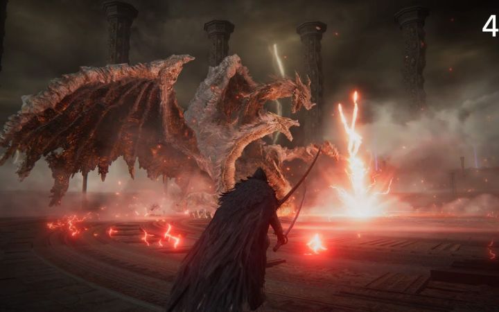 转载【4K】《艾尔登法环》 龙王普拉顿桑克斯截图