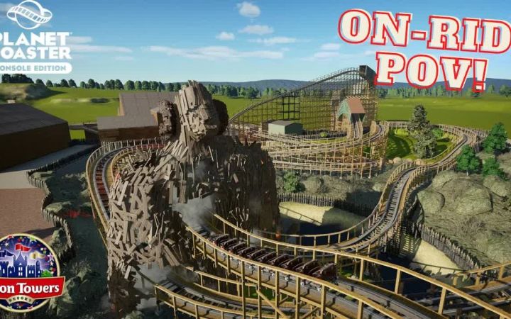 【搬运】过山车之星分享 Wicker Man POV|让我们建造奥尔顿塔 by Tommy CM截图