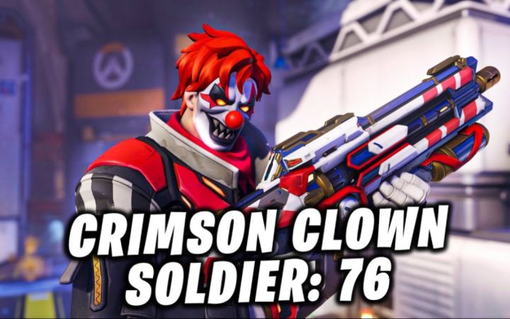 士兵76 史诗皮肤 “Crimson Clown”截图