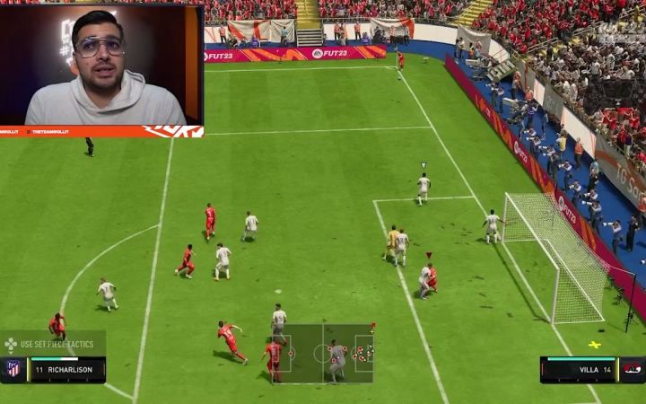 来个大招!FIFA23角球直接射门教程!!截图