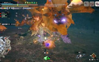 转载日本玩家《怪物猎人崛起：曙光》怪异克服炎王龙讨伐