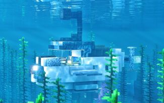 萌新必备的水下潜水艇基地ヾ(≧▽≦*)o