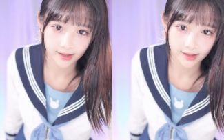 【鱼子酱】《想要变得可爱》明日酱的水手服版 直播跳舞录屏