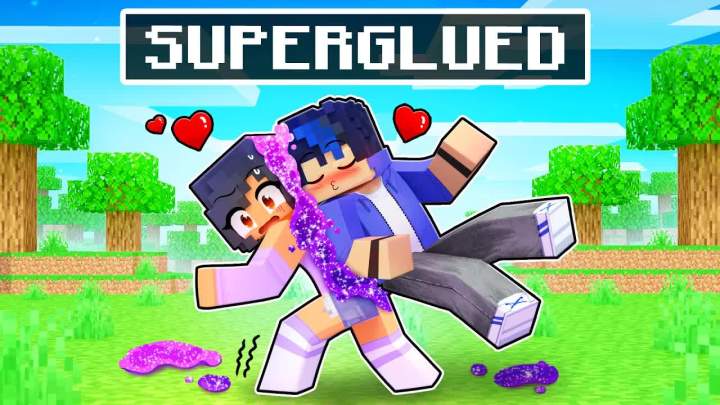 【Aphmau】Minecraft 但我们超级粘在一起!截图