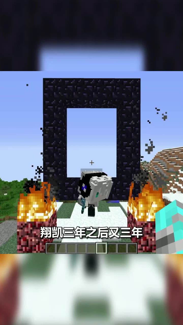 小宝竟然变成了HIM #我的世界截图