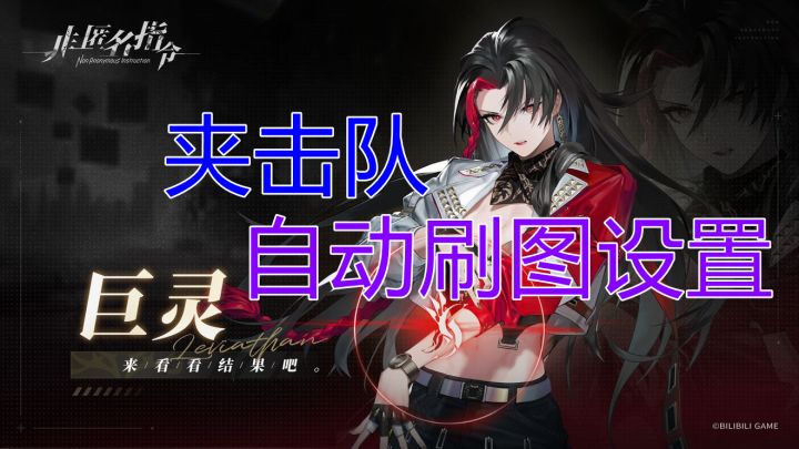 【非匿名指令】夹击队 自动刷图设置截图