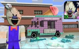 MC怪物学院动画丨恐怖冰淇淋罗德7挑战丨我的世界动画