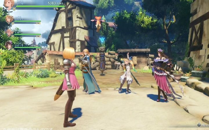 二次元RPG新作 PC主机互通 碧蓝幻想Relink 女角色队伍 实机战斗演示 2023年内发售(开发中画面 不代表最终发售品质)截图