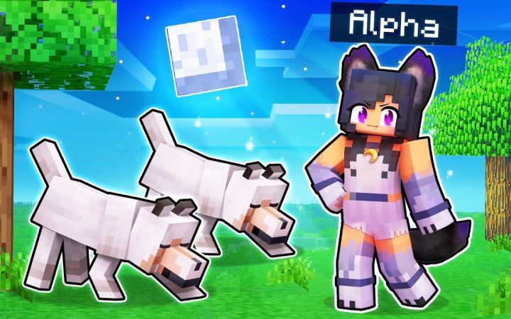 【Aphmau】我的世界|身为狼人领袖Playing Minecraft As The ALPHA WEREWOLF!截图