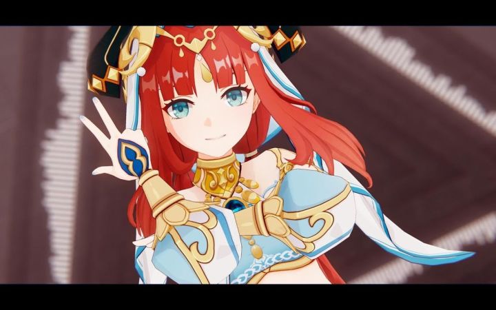 【原神MMD】Conqueror【妮露】【搬运】截图