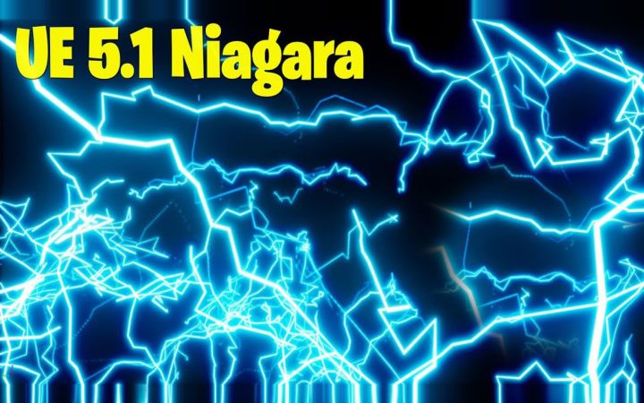 在虚幻引擎5.1中制作闪电特效 【UE5.1 Niagara教程】截图