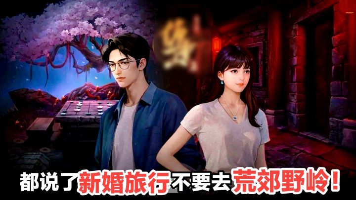 新婚旅行😨去荒郊野岭❓这对吗❓中式恐怖新游安利：缠重山2冥玉钞截图