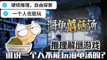 一个人也能玩的海龟汤游戏！烧脑解谜！硬核推理！