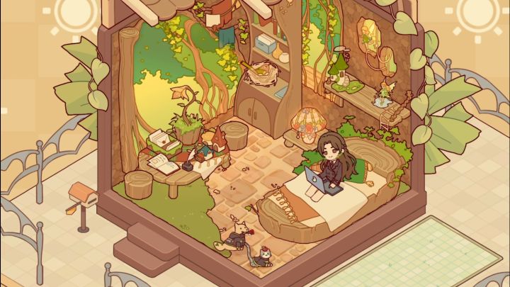 沉浸式布置🏡森系木屋截图