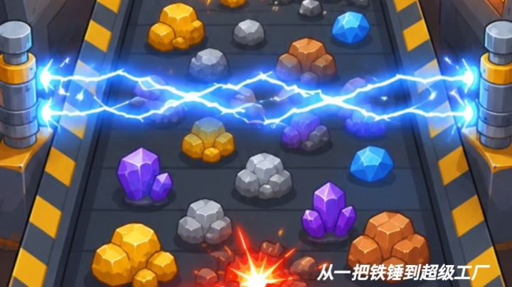 哐哐砸矿石！从零打造矿石粉碎工厂截图