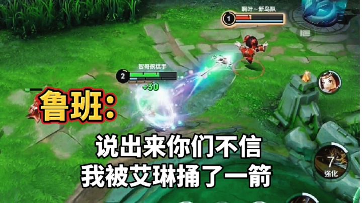 鲁班:这艾琳老拿箭捅我截图