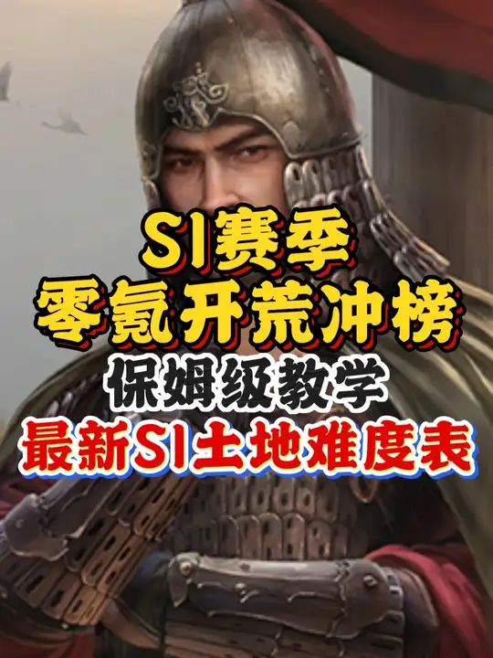 三谋S1赛季零氪开荒保姆级教学及S1土地难度表截图