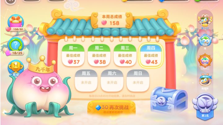#全民都在保卫萝卜# 【萝卜/保卫萝卜4】萝卜的西游周赛 2022年7月14日周赛攻略之佛系躺平版(43❤)截图
