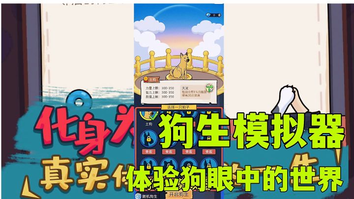 狗生模拟器:模拟狗狗感受世间百态,休闲小游戏试玩分享。#新游观察局#截图