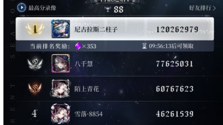 只玩了一周总结的经验截图
