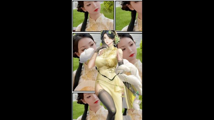 【同人征集】伏羲旗袍真人Cos截图