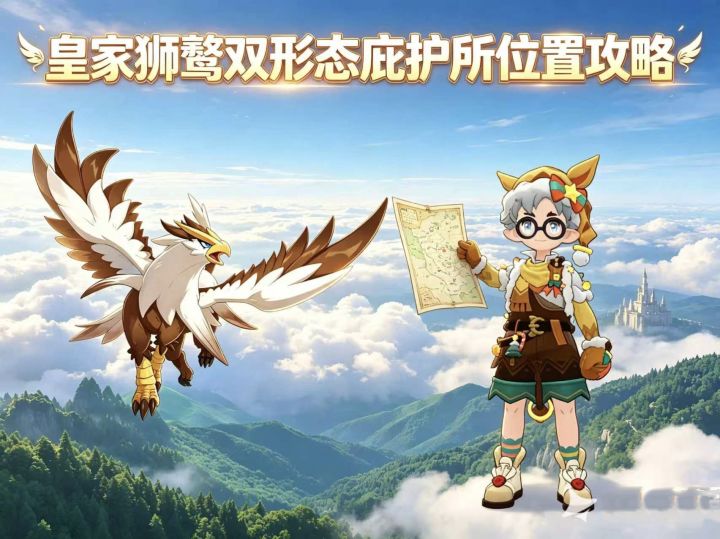 洛克王国世界|皇家狮鹫双形态庇护所位置攻略截图