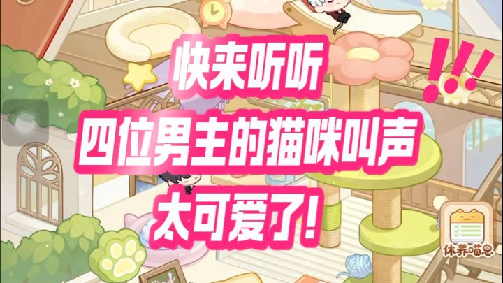 阿!四位男主猫叫了!猫截图