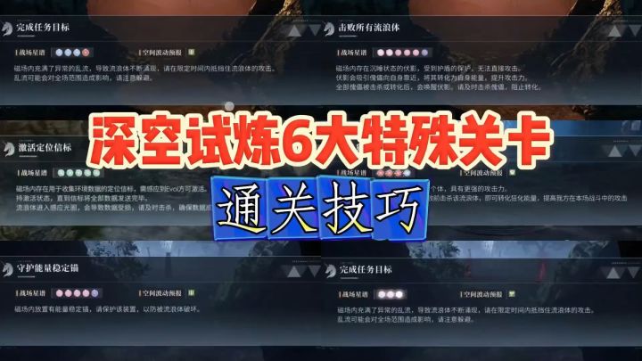 【恋与深空】一期看懂！深空试炼6大特殊关卡通关技巧截图