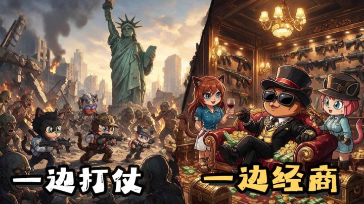 经营武器店+组建喵星军团!这款休闲手游两不耽误!截图