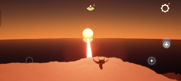 还有谁没见过光遇的夕阳截图