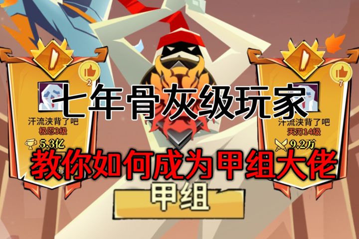 七年骨灰级玩家手把手教你成为甲组大佬截图