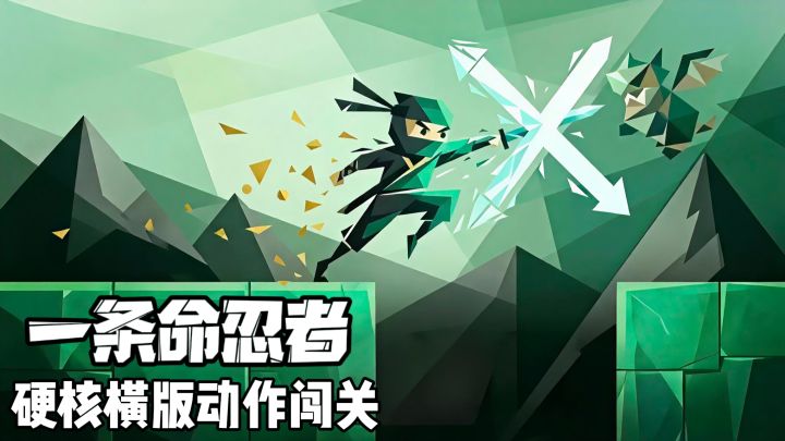 一命闯五关?硬核横版动作闯关游戏《一条命忍者》它来了!!截图