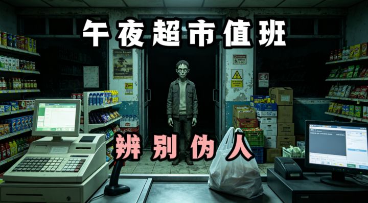 🔥扮演午夜超市的值班员，小心伪人的偷袭❗截图