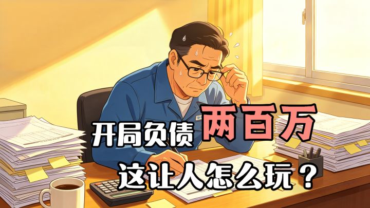 负债两百万开局❗❗❗ 挑战性直接拉满 !来看中年男子打工还债日记截图