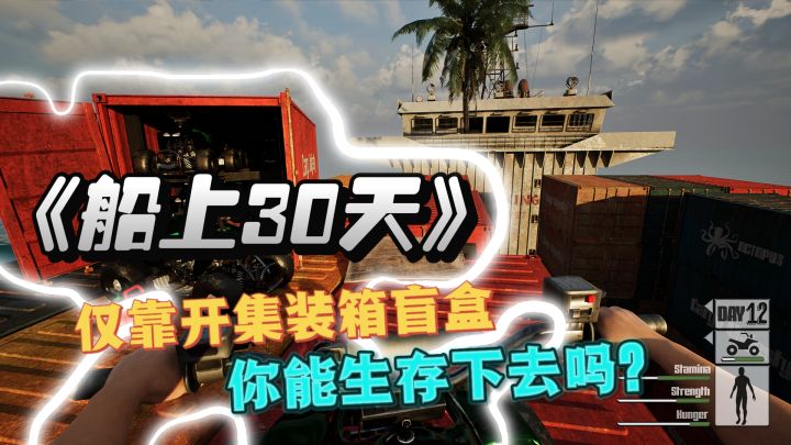 🚢《船上30天》:集装箱盲盒挑战+极限生存!🔥你能生存下去吗?截图