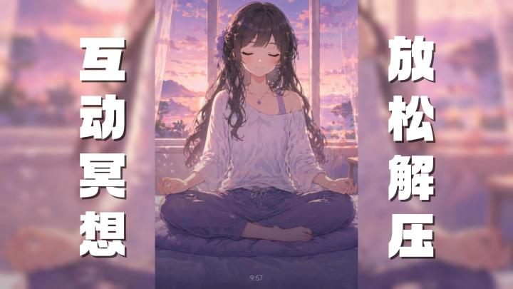 让你的身心得到片刻的放松吧!与小冉教练一同开启冥想之旅!截图